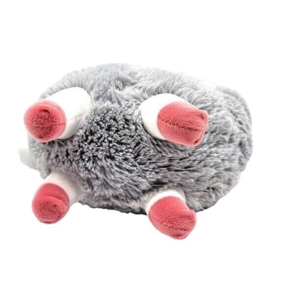 KellyToy Llama Plush Gray 13" Tall Blanket Saddle Back Pink Hooves Stand Alpaca - Picture 8 of 11